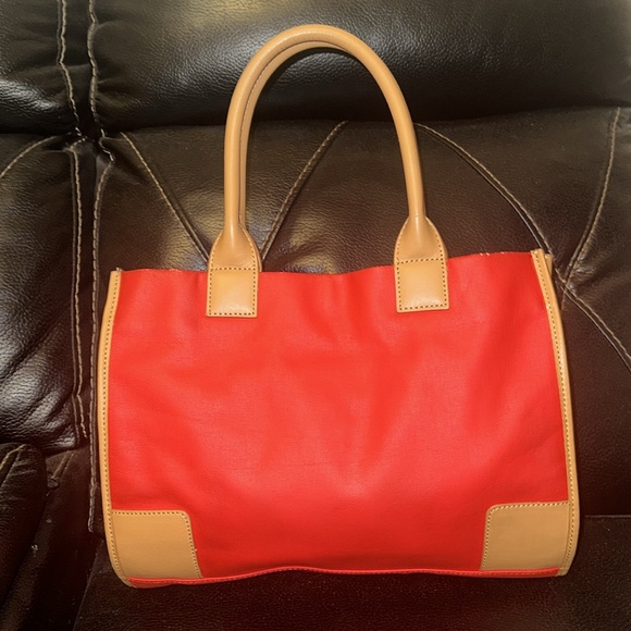 Tory Burch Ella Tote Poppy - Picture 2 of 11